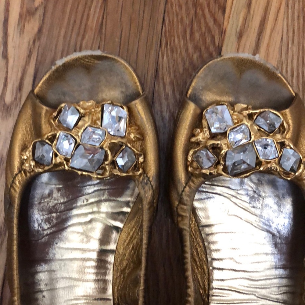Miu Miu Rhinestone Sandals Size 10 - image 2